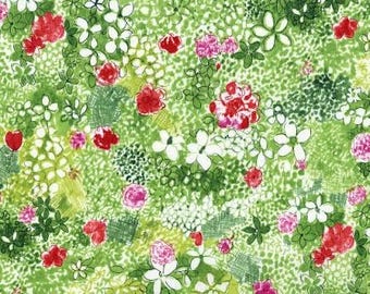 Petal Park 1/2 yard Wild Meadow Sweet Pea RJR Fabrics Cotton Fabric OOP