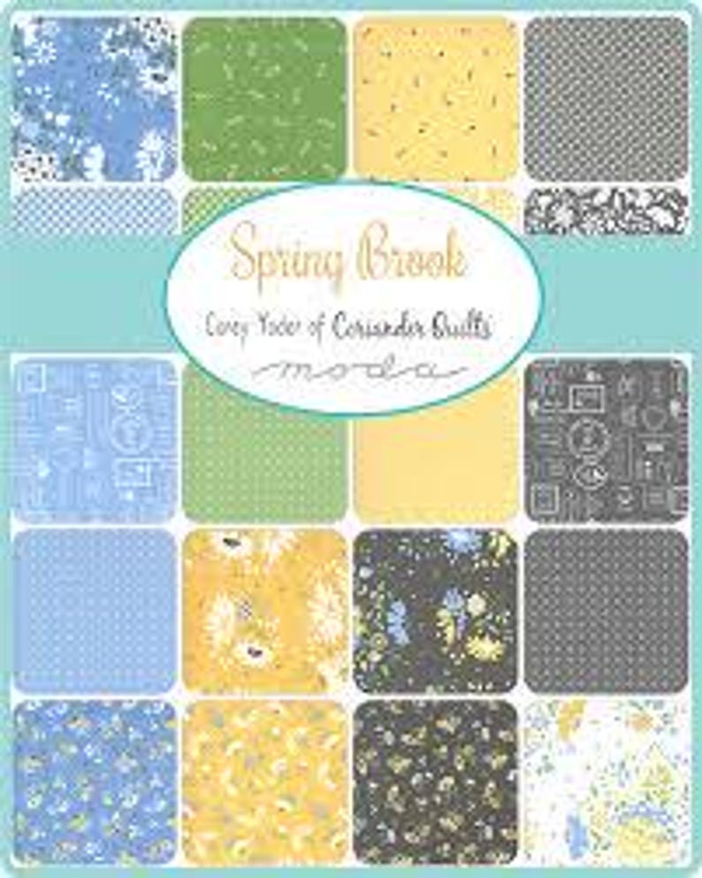 Moda Springbrook Collection Spring Brook Fat Quarter Bundle, 34 Pcs by Corey Yoder of Coriander ...