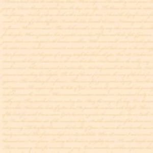 May include: A seamless pattern of handwritten script in a light beige color on a cream background.