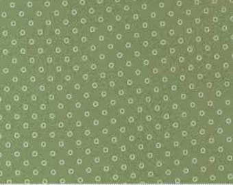 Nantucket Summer 1/2 Yard Grass Dots Camille Roskelley - Moda - 100% Cotton Fabric OOP