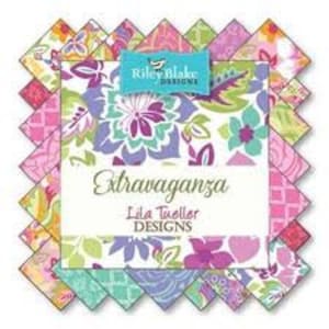 Extravaganza von Lila Tueller Jelly Roll vierzig 2.5 &quot;Streifen von Riley Blake RP-4640-40 Out of Print RAR