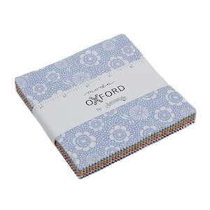 Oxford Prints Moda - Sweetwater - Charm Pack -5710PP - 42 kwadraty pięciocalowe - Tkanina bawełniana wstępnie przycięta - Wyprzedane