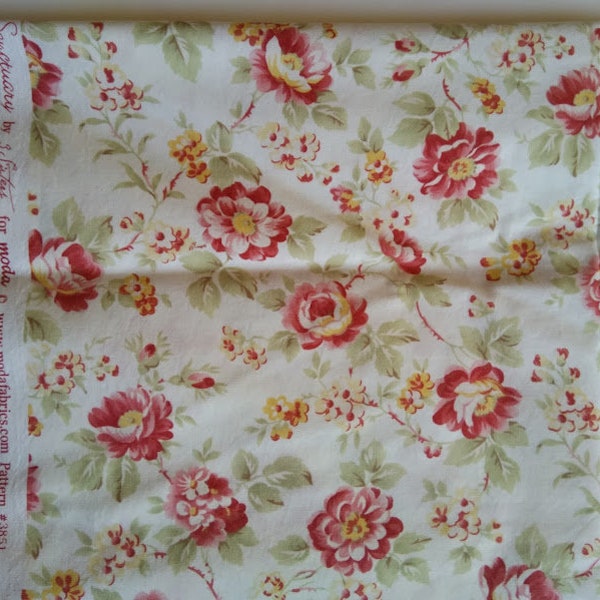 Sanctuary 34x44 3 Sisters Cream 3851 OUT OF PRINT prewashed Moda Cotton Fabric Vintage