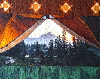 sunsetclimax Camp throw blanket ブランケット Camp throw blanket - sunsetclimax online shop