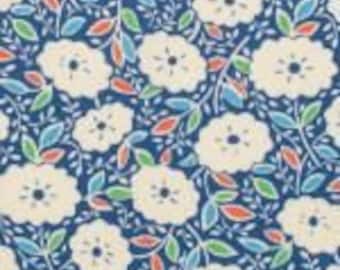 Katie Jump Rope Continuo 1/2 yarda Royal - Denyse Schmidt - Free Spirit - Agotado - Tejido 100% algodón