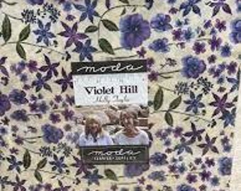 Violet Hill Layer Cake Holly Taylor Moda Out of Print Precut 42 ten inch squares OOP