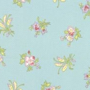 Bramble Cottage 1/2 Yard  18691-13 small floral fabric Brenda Riddle - Moda fabrics - quilt fabric