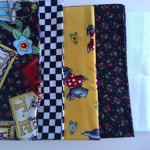 Mary Engelbreit Fat Quarter Bundle 6 pcs Out of Print Precut Cotton Fabric