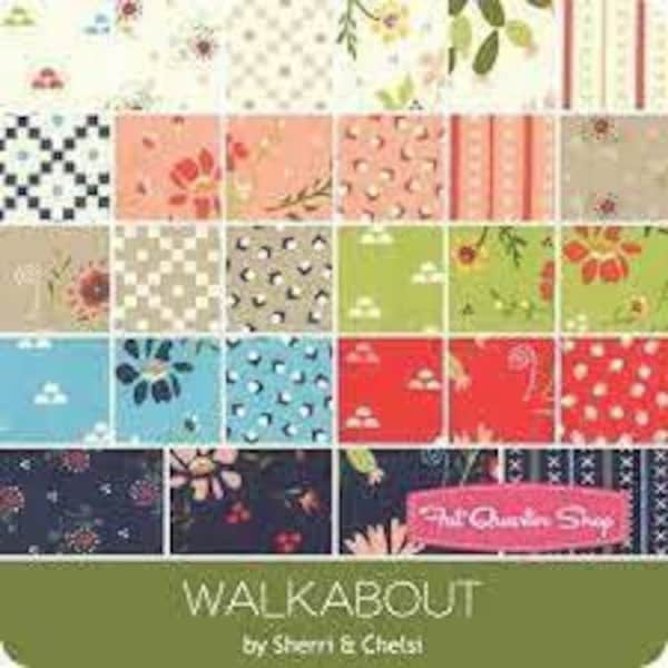 Walkabout - Jelly Roll -  - Sherri & Chelsi - Moda - OOP - Precut Cotton Quilting Fabric strips