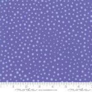 Flower Sacks 1/2 yard Dot Purple - Me and My Sister - Moda - Out of Print - 100% Cotton Fabric