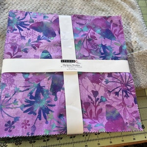 Mariposa Meadow Studio E 10”fabric Squares  Layer Cake Precut Cotton fabric