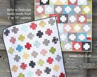 Inside Out Pattern - Paper Quilt Pattern - Cluck Cluck Sew - Allison R. Harris - Charm pack o Layer Cake Friendly
