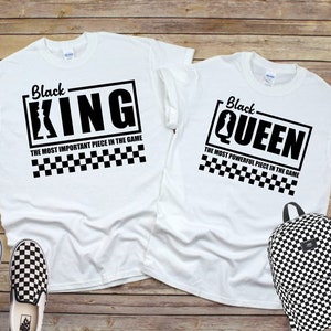 Black King & Queen Chess SVG include mockup