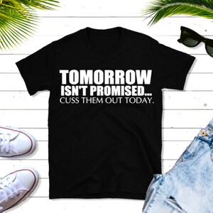 Domani non è promesso, maledicili oggi SVG PNG Mockup Incluso