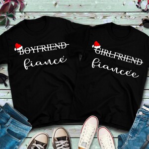 Freundin Verlobte SVG Freund Verlobte SVG Weihnachtsshirts