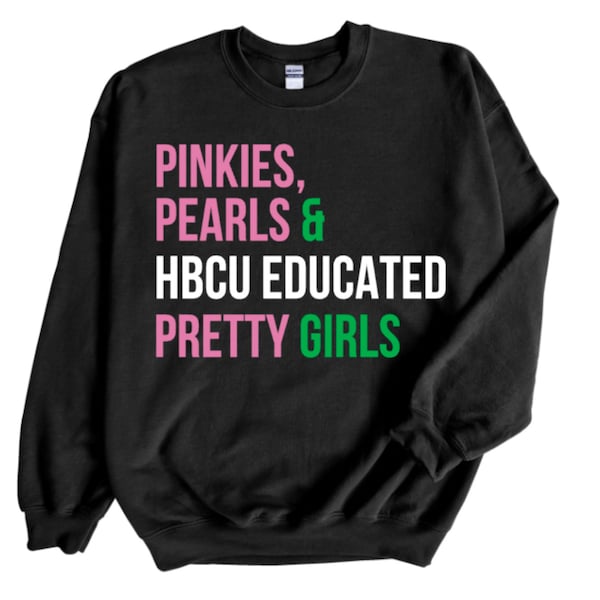 Pinkies Pearls HBCU educated Pretty Girls J15 Alpha Kappa Alpha Founders Day  SVG ONG Mockup Included
