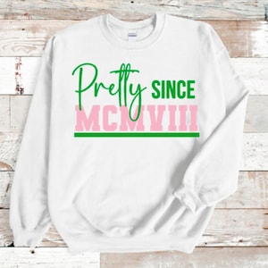Mooi sinds MCMVIII 08 Ivy J15 Alpha Kappa Alpha Founders Day SVG PNG Mockup inbegrepen