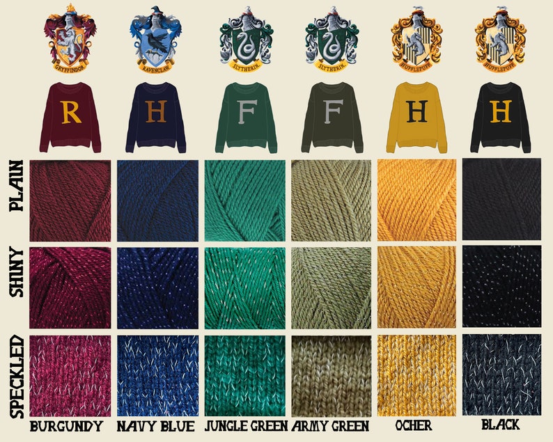 Wemel trui Harry Potter kerstinitialen trui Aangepaste Weasley kerstcadeau voor haar hem baby peuter Valentijnsdag cadeau afbeelding 7