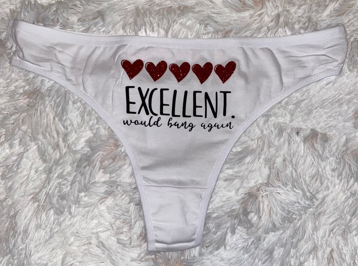 Womens Thongs Sexual Sayings Sex Life Custom Panties Etsy