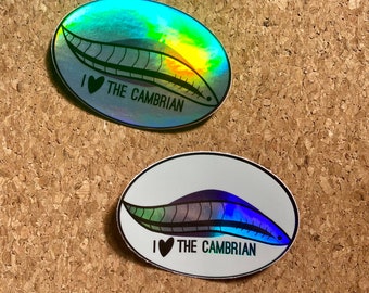 I love the Cambrian holographic sticker