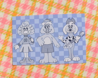 STUDIO C - Chuck E. Cheese Inspired Art Print by PrizePuppy