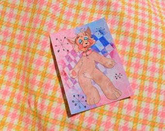 RUBBERFACE - Rushton Plush Inspired Art Print by PrizePuppy