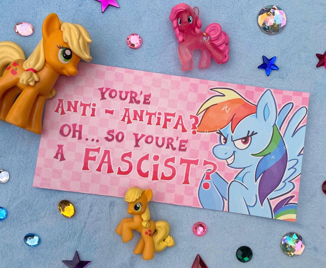 Youre Anti-antifa? Rainbow Dash My Little Pony Inspired Waterproof ...