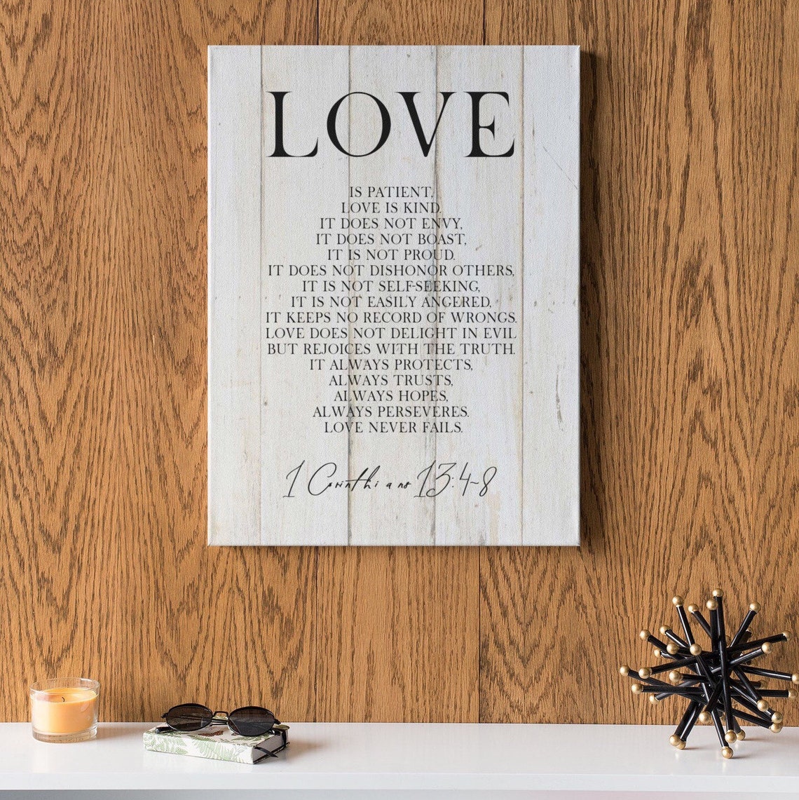 Love is Patient Bible Verse. Printable Wall Art. Printable Etsy