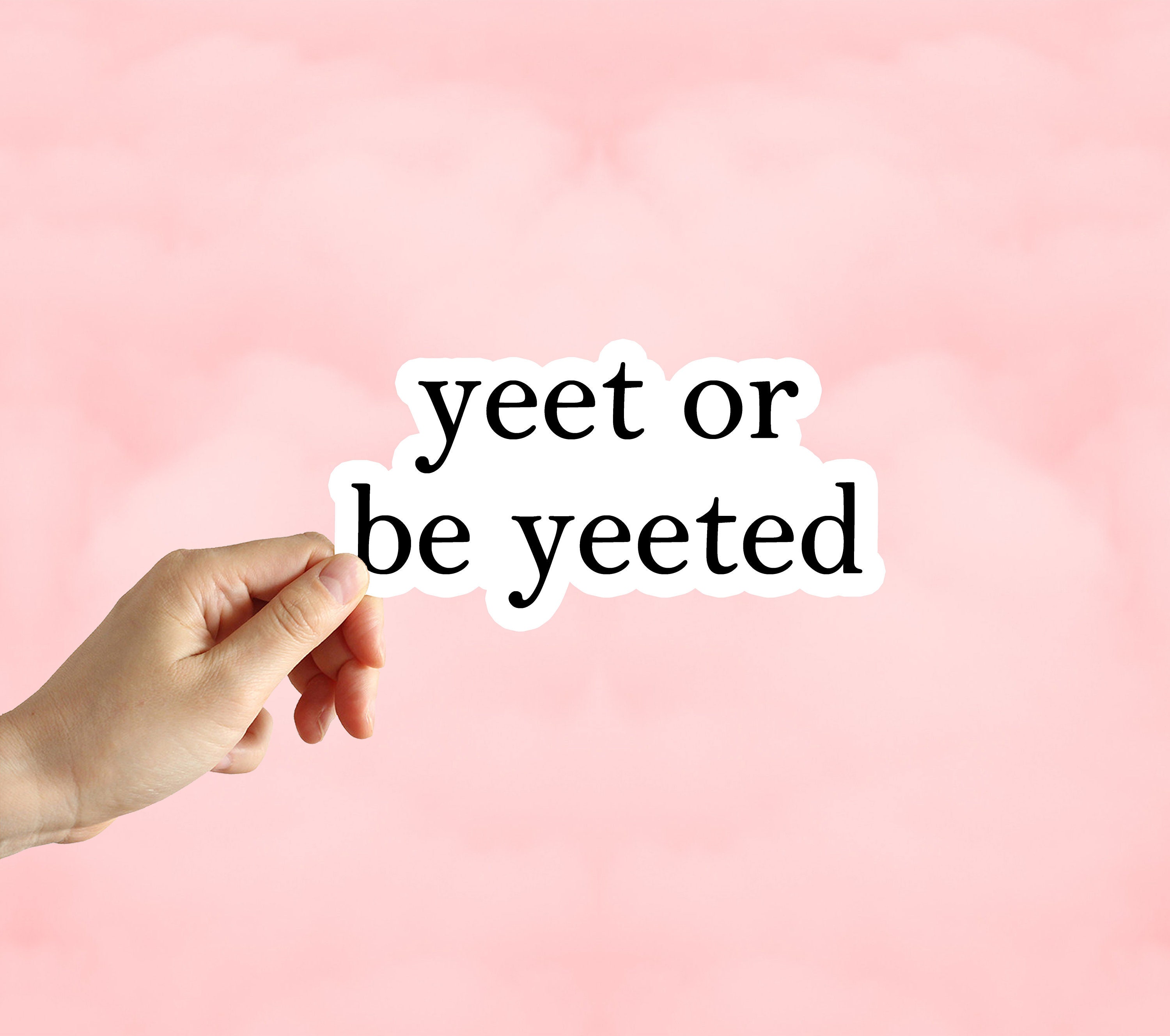 Yeet or Be Yeeted Sticker Meme Sticker Cute Stickers Funny - Etsy UK