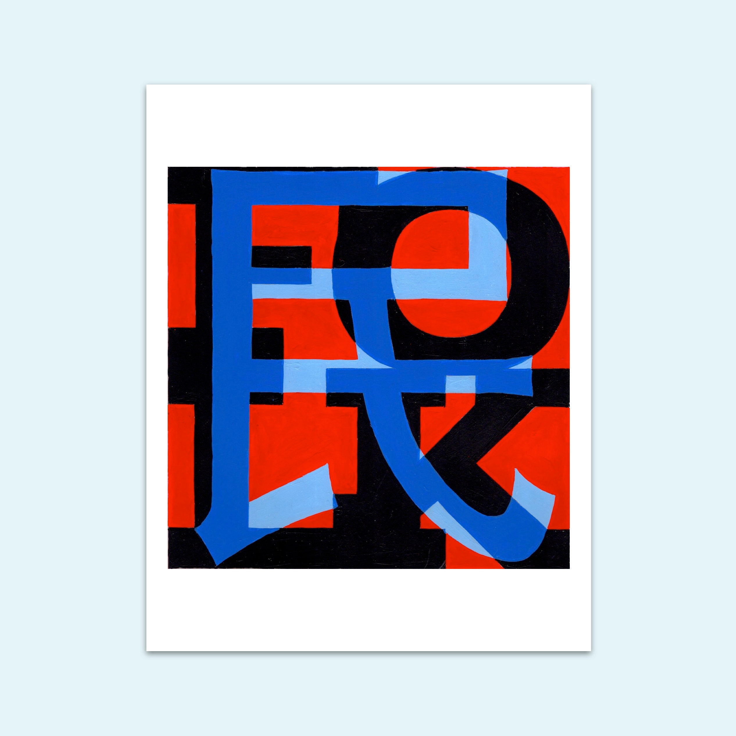 Group Four Lettering Four Letter