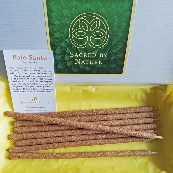 Palo Santo incense sticks with Wiracoa & Copal  - Sourced from Peru