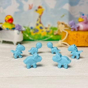 Set of 10 mini Dinosaur kid&#39;s soap, Baby shower, birthday party favor, fun soaps for kids, Dino party favors