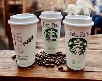 Best Dad Ever ~ Starbucks Reusable Cup - Etsy