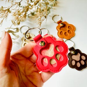 Personalized Pet Hair Memorial keychain
