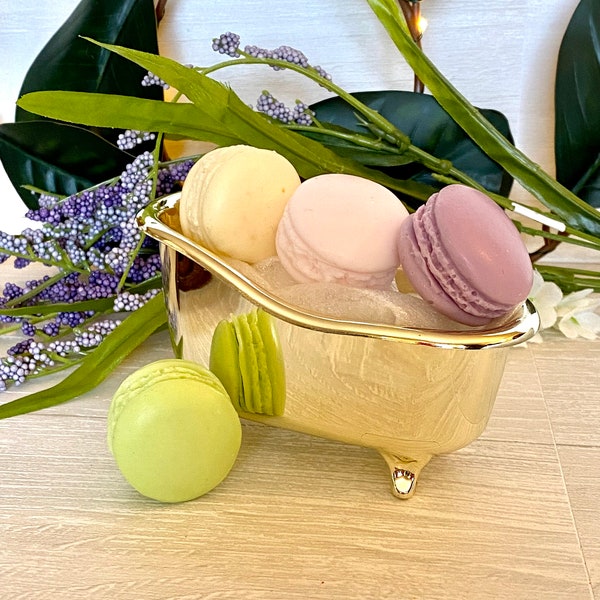 Macaron soap set of 10 with personalized tag party favor, French Macaron soaps, Birthday party favor, Easter basket stuffer