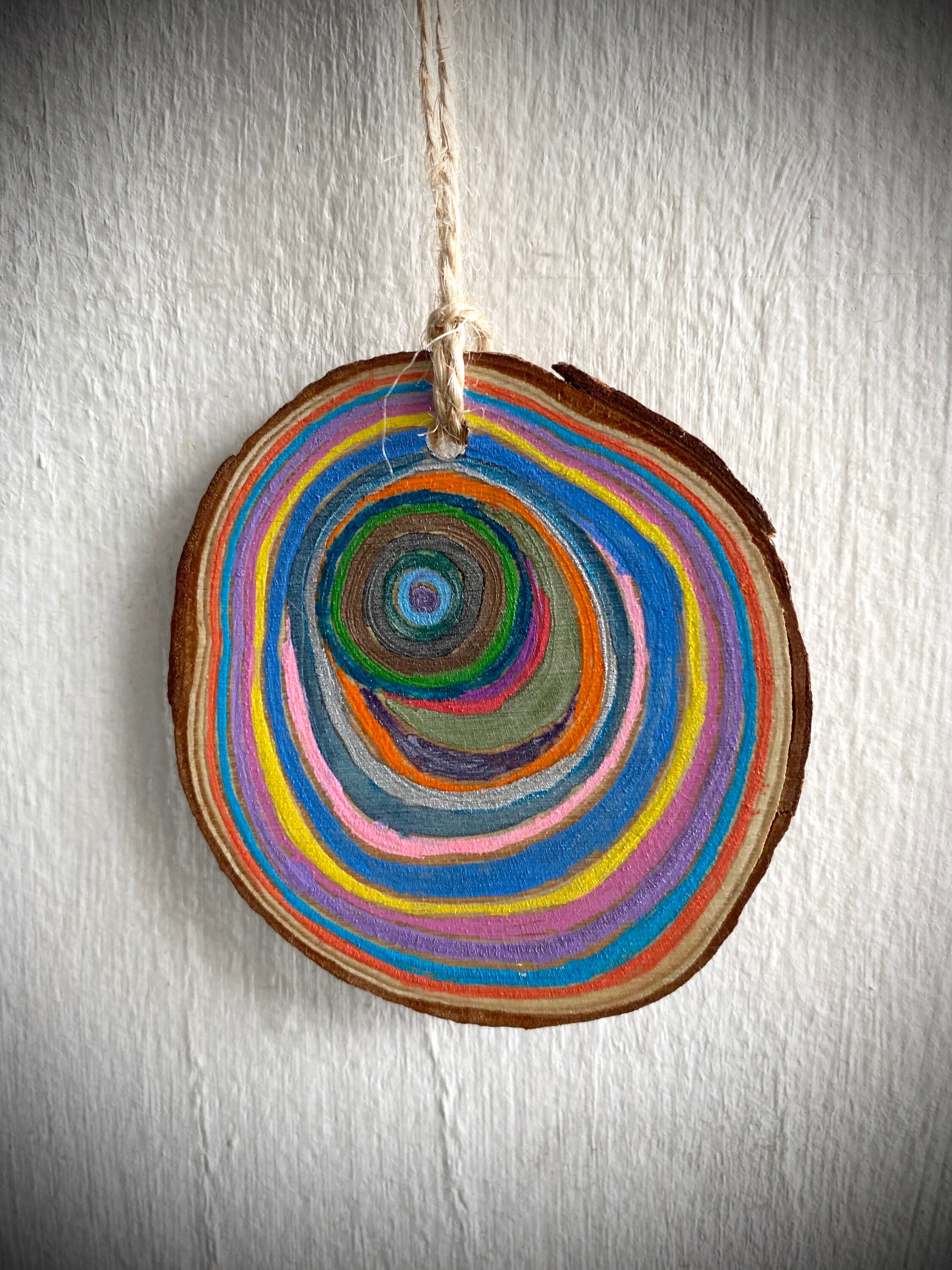 15 Long Twine Necklace Hand Painted Etsy