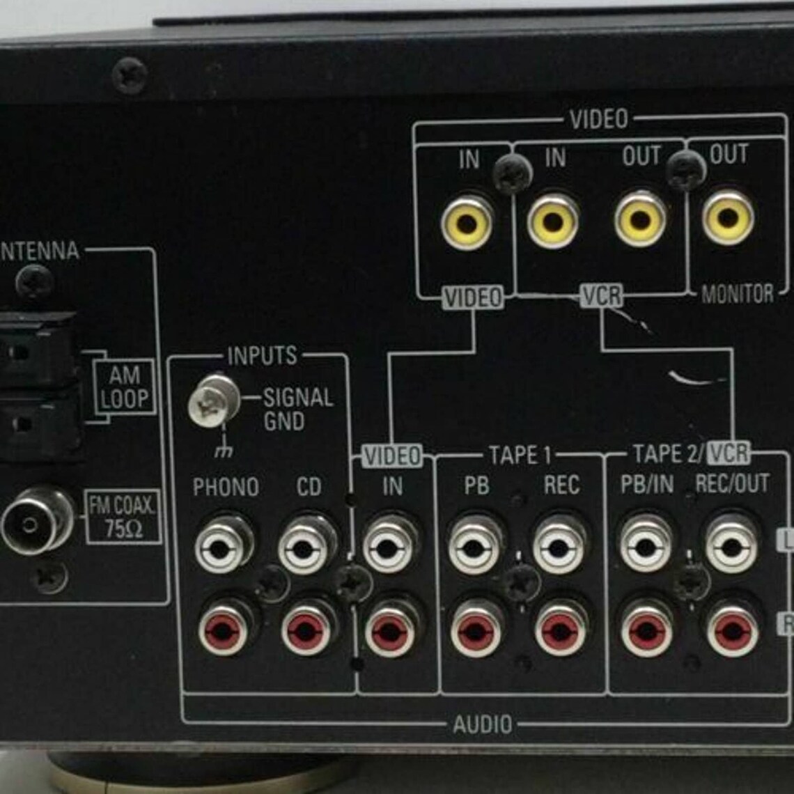 DENON DRA375RD Stereo Integrated Receiver Amplifier Tuner Etsy