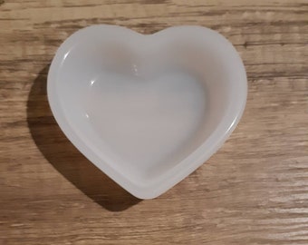 Heart trinket dish mould for resin Jesmonite ring dish silicone mold heart dish mould resin home wear mould