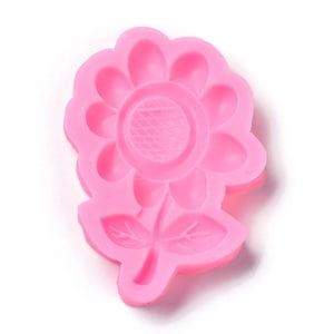 Sunflower Silicone Mould for Resin Craft, Sunflower Chocolate Mold, Sunflower Keyring Resin Mould, Flower Resin Mold Plant Silicone Mould