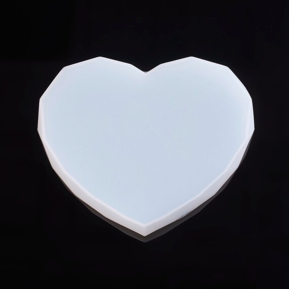 Silicone Mould: Love Heart Coaster - 12cm Silicone Mould: Love Heart Coaster - 12cm