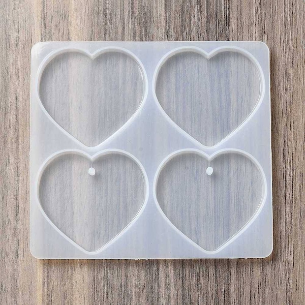 Heart Resin Mold Etsy UK