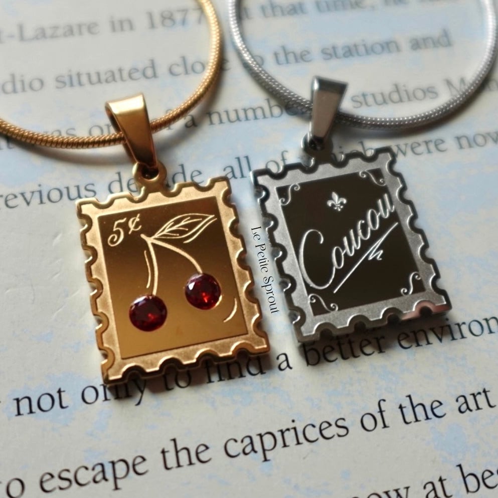 Cherry Necklace - Etsy