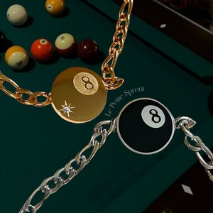8 Ball Necklace, Unique Gifft For Mom, College Graduation Gift for Her