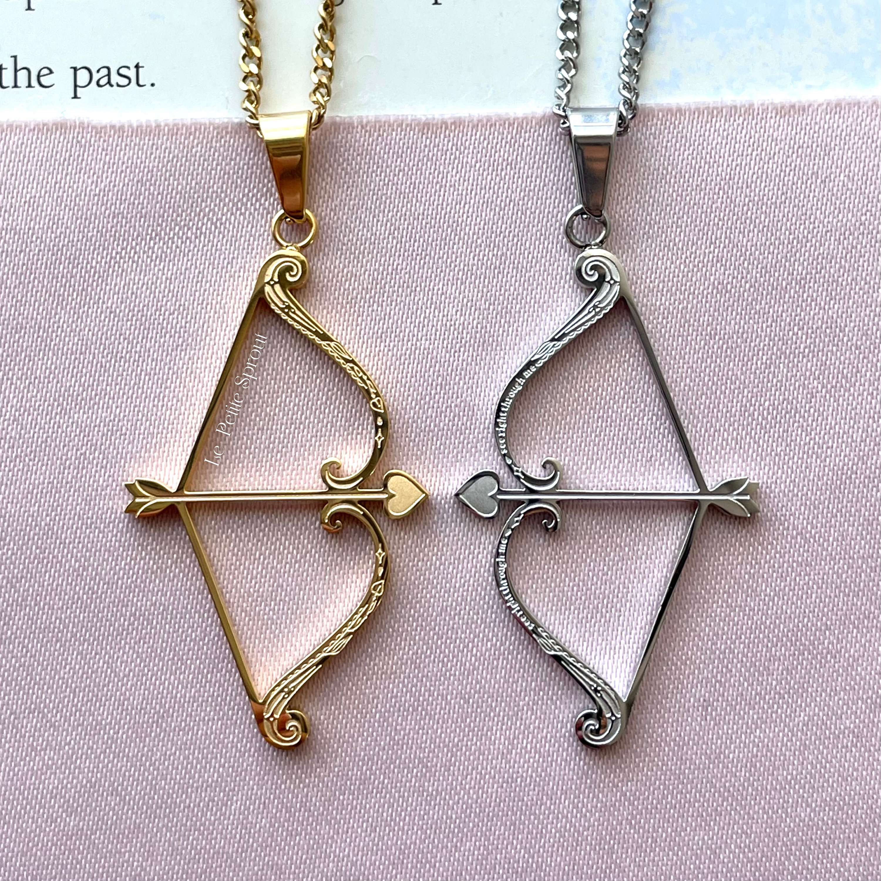 Archer&#39;s Love Double-Sided Necklace