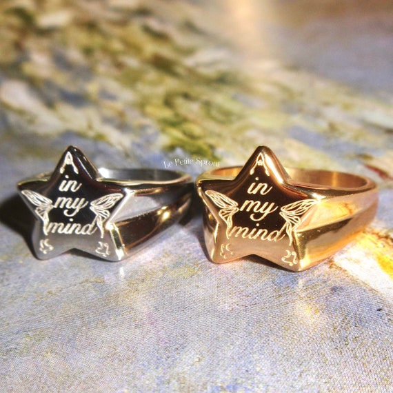 In My Mind Stainless Steel Ring · Signet Ring · Waterproof Jewelry · Birthday Gift For Her