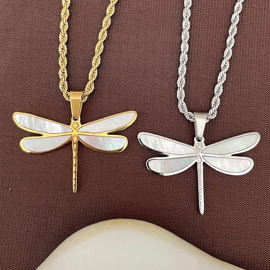 トンボの両面ネックレス - Etsy 日本