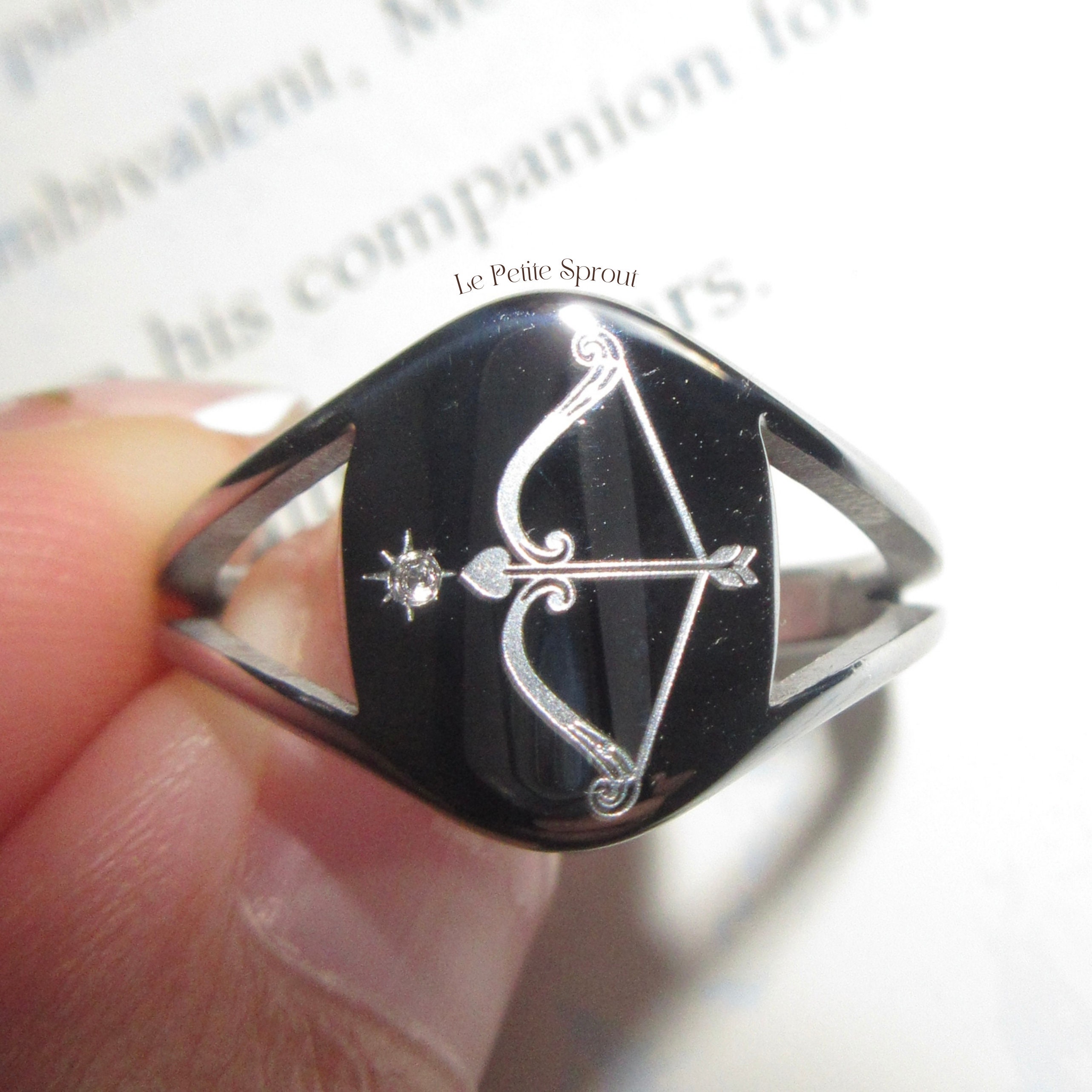 Archer’s Love Stainless Steel Ring