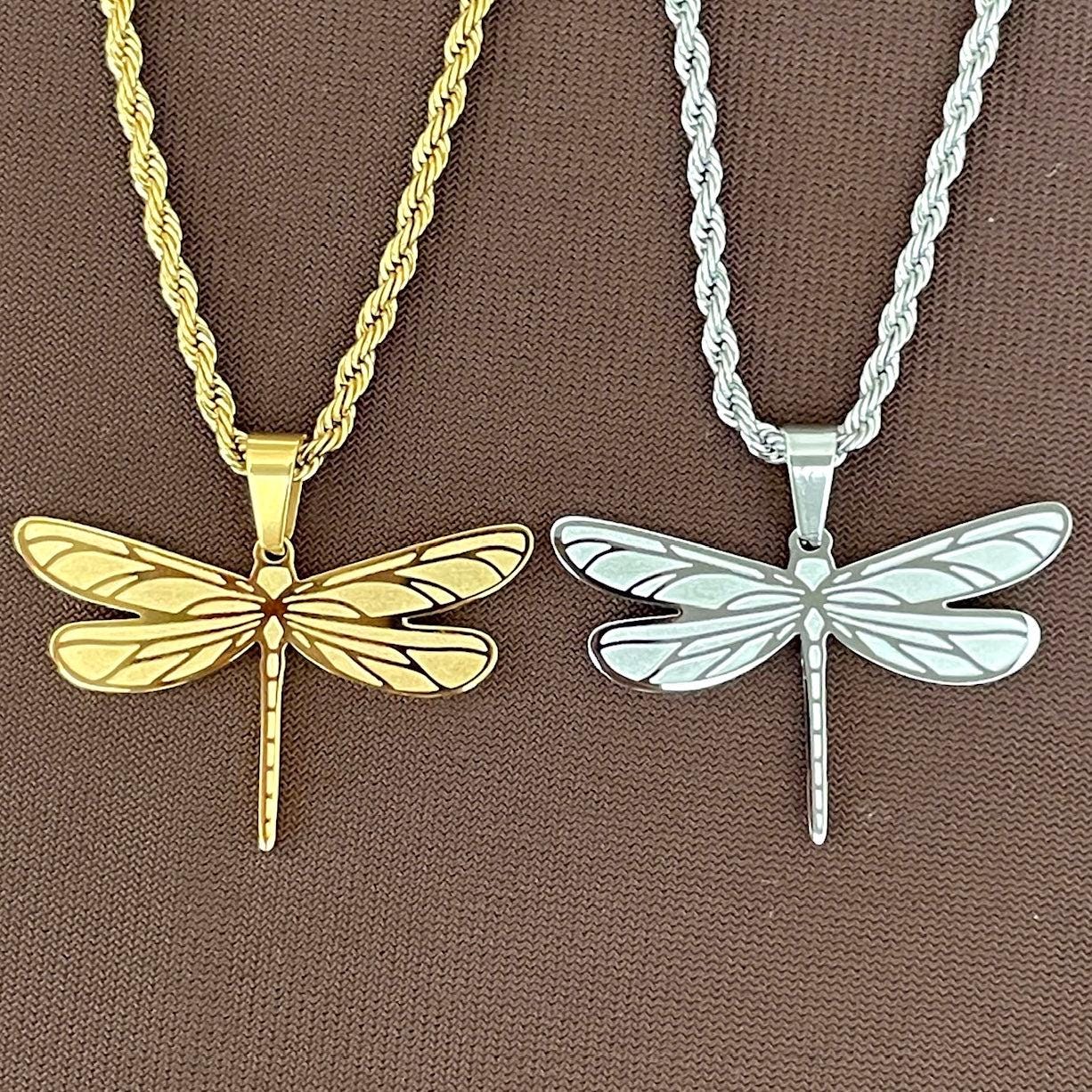 トンボの両面ネックレス - Etsy 日本