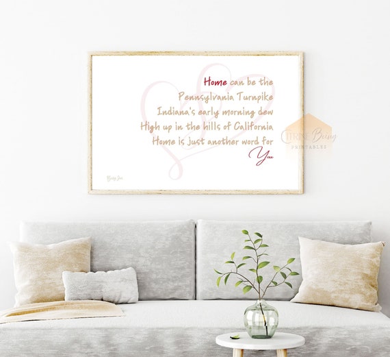 Printable Poster Home Is Another Word For You Printable Poster Home Is Another Word, What S Another Word For Coffee Tables