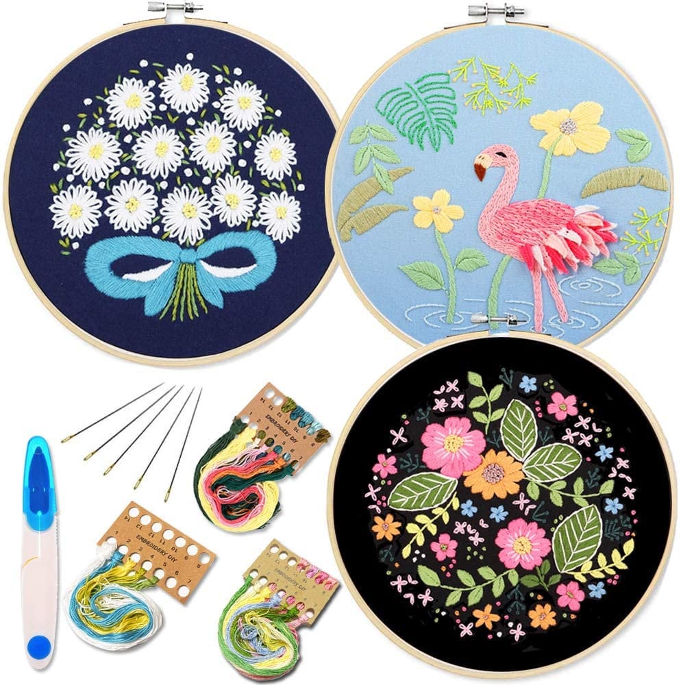 Beginner embroidery embroidery kit for beginner full | Etsy